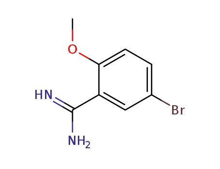Molecular Structure of 144650-00-0 (5-bromo-2-methoxybenzamidine)
