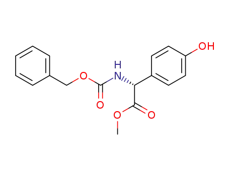 (R)-2-(((benzyloxy)carbonyl)amino)-2-(4-hydroxyphenyl)acetate methyl ester