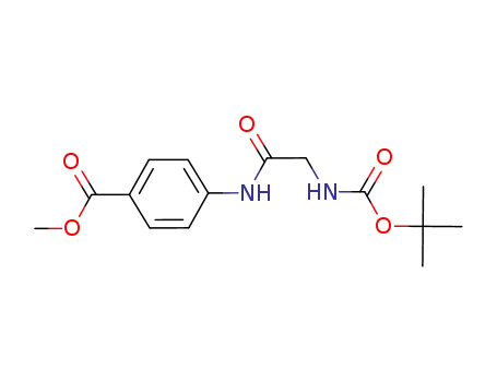 methyl 4-{[(tertbutoxycarbonylamino)acetyl]amino}benzoate
