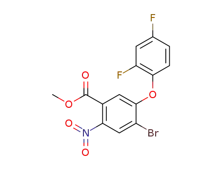 methyl 4-bromo-5-(2,4-difluorophenoxy)-2-nitrobenzoate