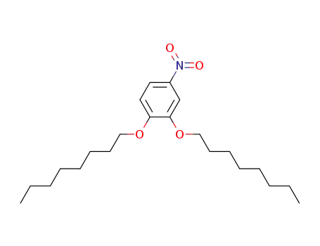Molecular Structure of 4956-40-5 (Benzene, 4-nitro-1,2-bis(octyloxy)-)