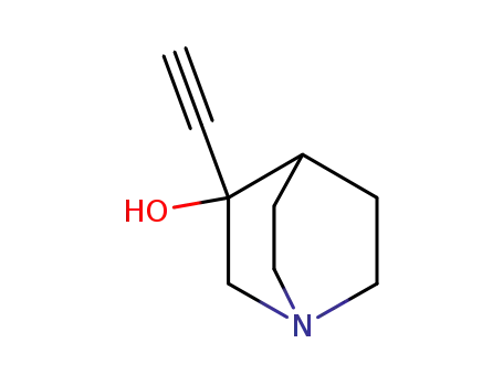 Molecular Structure of 19817-07-3 (1-Azabicyclo[2.2.2]octan-3-ol, 3-ethynyl- (9CI))