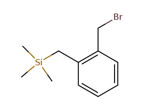 {[2-(Bromomethyl)phenyl]methyl}(trimethyl)silane