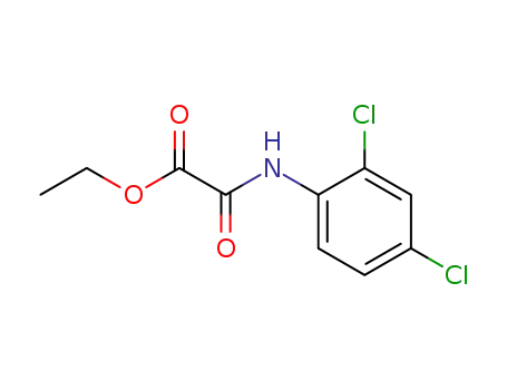 Molecular Structure of 15313-47-0 (ETHYL 2-(2,4-DICHLOROANILINO)-2-OXOACETATE)