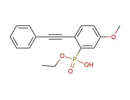 Phosphonic acid, [5-methoxy-2-(phenylethynyl)phenyl]-, monoethyl ester