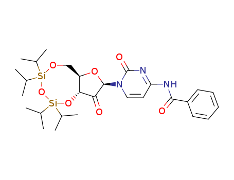 Cytidine, N-benzoyl-2^-deoxy-2^-oxo-3^,5^-O-[1,1,3,3-tetrakis(1-Methylethyl)-1,3-disiloxanediyl]-