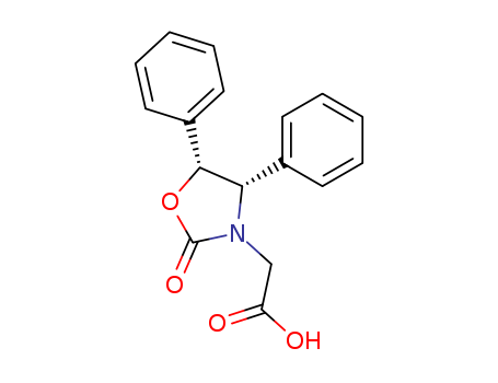 2-((4S,5R)-2-oxo-4,5-diphenyloxazolidin-3-yl)acetic acid