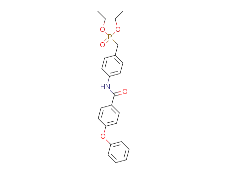 Molecular Structure of 1456602-21-3 (diethyl 4-(4-phenoxybenzamido)benzylphosphonate)