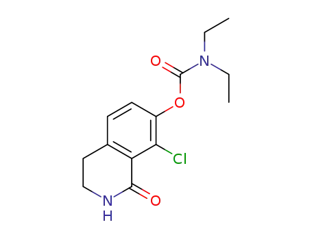 (8-chloro-1-oxo-3,4-dihydro-2H-isoquinolin-7-yl) N,N-diethylcarbamate