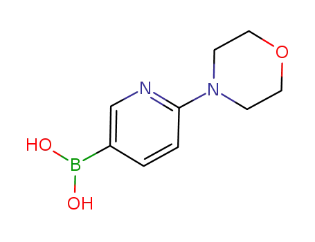 Molecular Structure of 904326-93-8 (6-(4-morpholinyl)-3-pyridinylboronic acid)