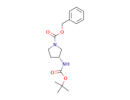(R)-1-Cbz-3-Boc-Aminopyrrolidine 122536-75-8