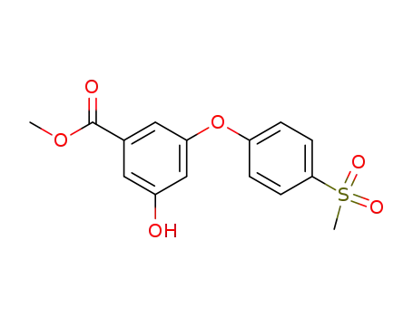 3-hydroxy-5-(4-methanesulfonylphenoxy)benzoic acid methyl ester