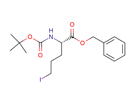 benzyl 2-(S)-[(tert-butoxycarbonyl)amino]-5-iodopentanoate