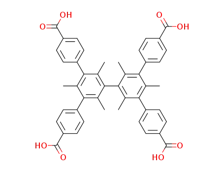 5',5''-bis(4-carboxyphenyl)-2',2'',4',4'',6',6''-hexamethyl-[1,1':3',1'':3'',1'''-quaterphenyl]-4,4'''-dicarboxylic acid