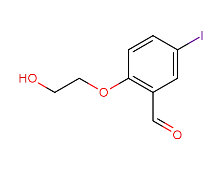 2-(2-hydroxy-ethoxy)-5-iodo-benzaldehyde