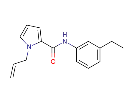 1H-Pyrrole-2-carboxamide,N-(3-ethylphenyl)-1-(2-propenyl)-(9CI)