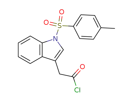 2-(1-tosyl-1H-indol-3-yl)acetyl chloride