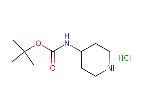 Molecular Structure of 179110-74-8 (tert-butyl 4-amino-1-piperidinecarboxylate hydrochloride)