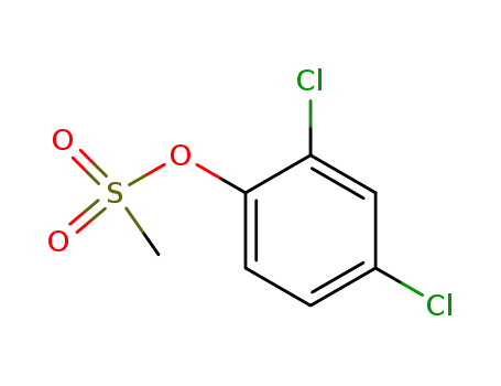 Molecular Structure of 3687-13-6 (2,4-dichlorophenyl methanesulfonate)