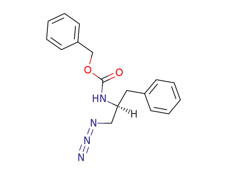 Molecular Structure of 146552-67-2 (1-azido-2-benzyloxycarbonylamino-3-phenylpropane)