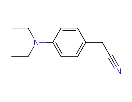 Molecular Structure of 806605-05-0 (2-(4-(DIETHYLAMINO)PHENYL)ACETONITRILE)