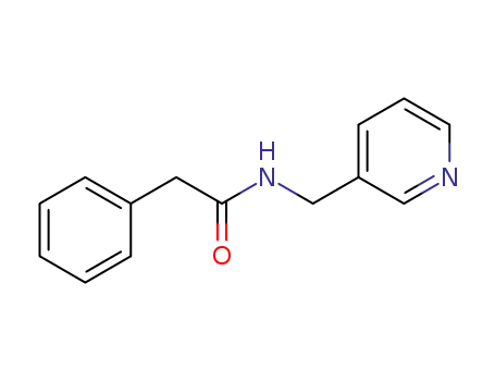 Molecular Structure of 349404-17-7 (2-phenyl-N-((pyridin-3-yl)methyl)acetamide)
