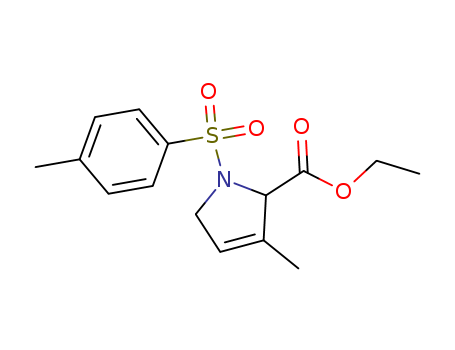 1H-Pyrrole-2-carboxylicacid, 2,5-dihydro-3-methyl-1-[(4-methylphenyl)sulfonyl]-, ethyl ester