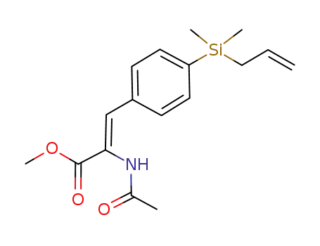 (2Z)-methyl-2-acetamido-3-([4-allyldimethylsilyl]phenyl)prop-2-enoate