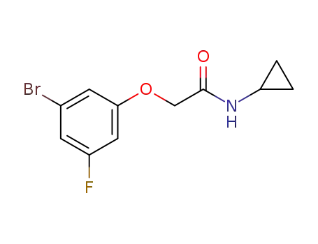 2-(3-bromo-5-fluorophenoxy)-N-cyclopropylacetamide