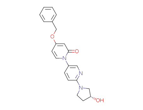 4-(benzyloxy)-6'-[(3R)-3-hydroxypyrrolidin-1-yl]-2H-1,3'-bipyridin-2-one