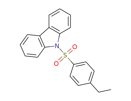 Molecular Structure of 1469876-05-8 (9-((4-ethylphenyl)sulfonyl)-9H-carbazole)