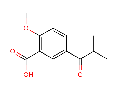 Benzoic acid, 2-methoxy-5-(2-methyl-1-oxopropyl)-