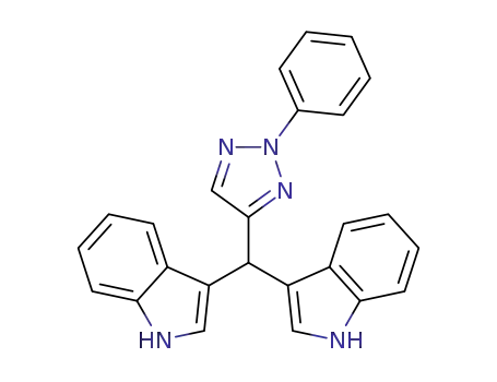 3,3'-[(2-phenyl-2H-1,2,3-triazol-4-yl)methylene]-bis(1H-indole)