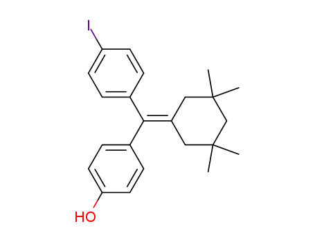 Phenol, 4-[(4-iodophenyl)(3,3,5,5-tetramethylcyclohexylidene)methyl]-
