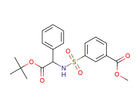 methyl 3-[(2-tert-butoxy-2-oxo-1-phenylethyl)sulfamoyl] benzoate