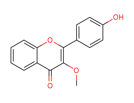 4H-1-Benzopyran-4-one, 2-(4-hydroxyphenyl)-3-methoxy-