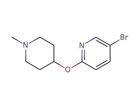 5-broMo-2-(1-Methylpiperidin-4-yloxy)pyridine