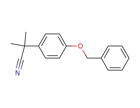 2-(4-벤질옥시-페닐)-2-메틸-프로피오니트릴