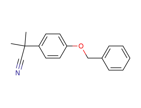 2-(4-Benzyloxy-phenyl)-2-Methyl-propionitrile