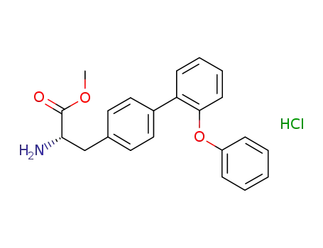 (2S)-amino-3-(2'-phenoxy-biphenyl-4-yl)-propionic acid methyl ester hydrochloride salt