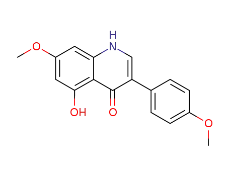 5-Hydroxy-7-methoxy-3-(4-methoxyphenyl)quinolin-4(1H)-one