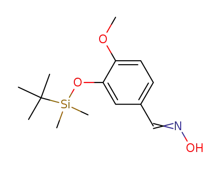 Benzaldehyde, 3-[[(1,1-dimethylethyl)dimethylsilyl]oxy]-4-methoxy-,
oxime