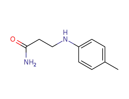 Molecular Structure of 6997-96-2 (3-(4-methylphenylamino)propanamide)