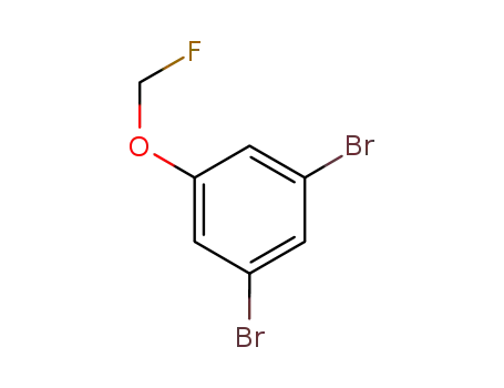 Molecular Structure of 433939-40-3 (Benzene, 1,3-dibromo-5-(fluoromethoxy)-)