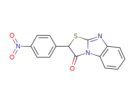 Molecular Structure of 80815-13-0 (2-(4-nitrophenyl)[1,3]thiazolo[3,2-a]benzimidazol-3(2H)-one)