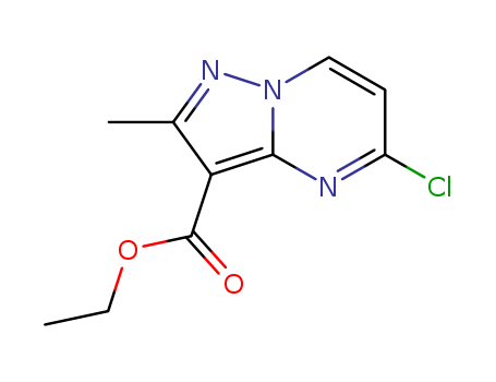ethyl 2-methyl-5-chloropyrazolo[1,5-a]pyrimidine-3-carboxylate