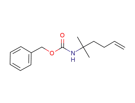 (1,1-dimethylpent-4-enyl)carbamic acid benzyl ester