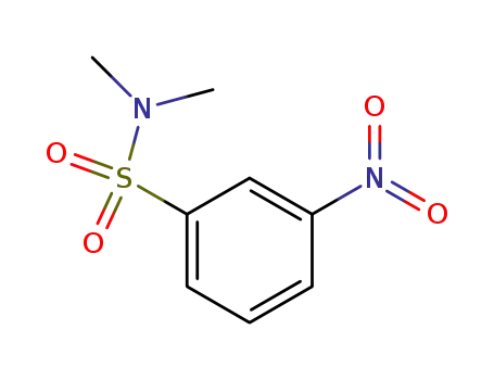Molecular Structure of 26199-83-7 (N,N-DIMETHYL 3-NITROBENZENESULFONAMIDE)