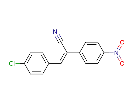 Molecular Structure of 42172-64-5 ((Z)-3-(4-chlorophenyl)-2-(4-nitrophenyl)acrylonitrile)