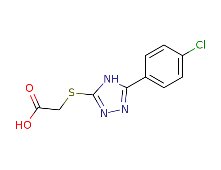 {[5-(4-chlorophenyl)-4H-1,2,4-triazol-3-yl]sulfanyl}acetic acid